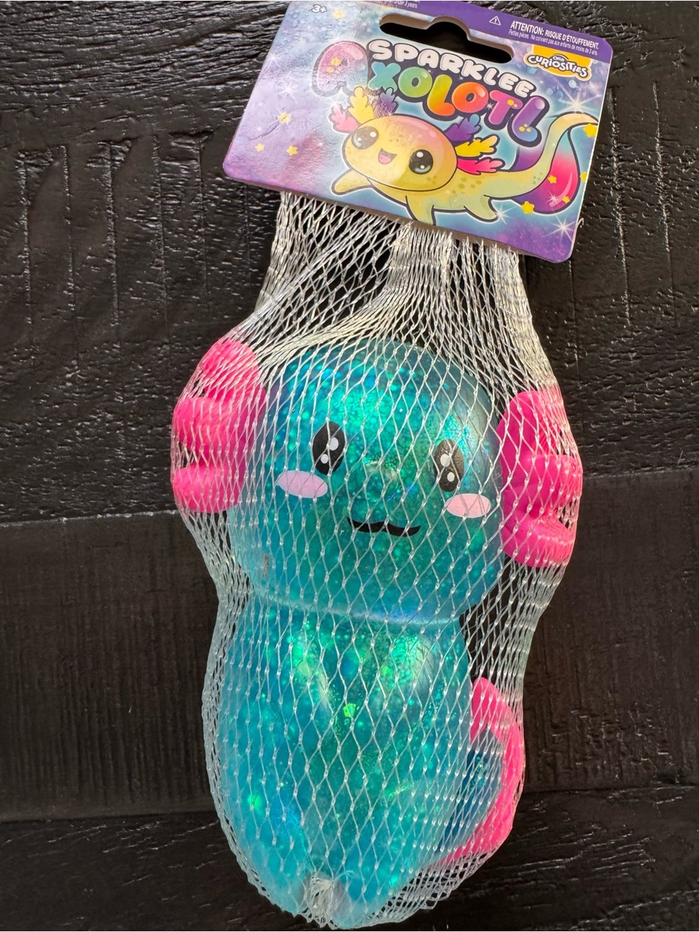 Sparklee Axolotl Holographic Pink, yellow or blue tik tok viral. This is for 1 - Picture 2 of 3